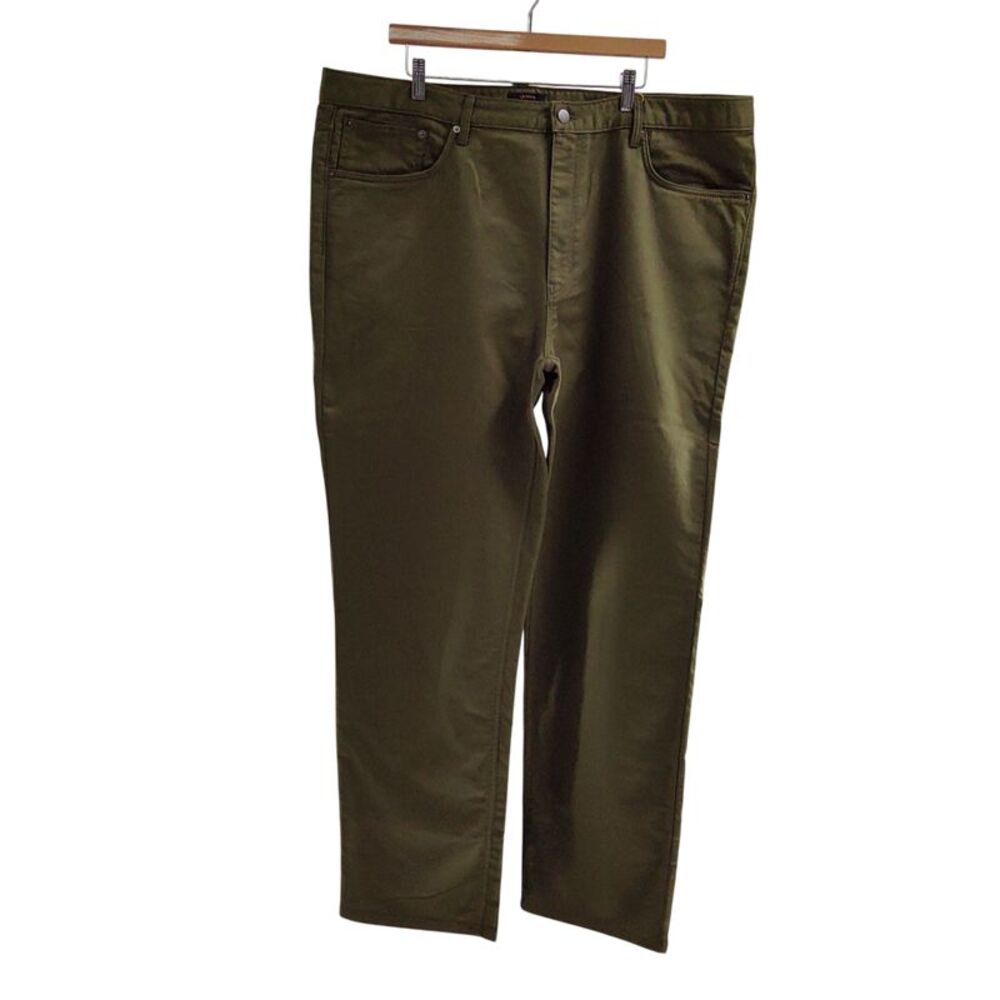 Quince Men Comfort Stretch Traveler 5-Pocket Pants - Straight Olive 42X34